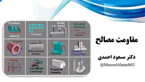 جزوه مقاومت مصالح (دکتر مسعود احمدی)