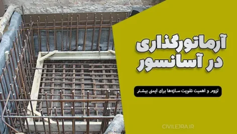 آرماتورگذاری در آسانسور: لزوم و اهمیت تقویت سازه‌ها برای ایمنی بیشتر