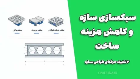 سبک‌سازی سازه و کاهش هزینه ساخت | ۴ تکنیک حرفه‌ای طراحی سازه