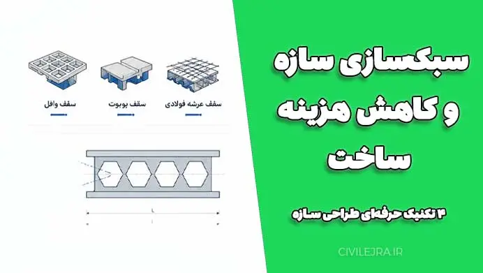 سبک‌سازی سازه و کاهش هزینه ساخت | ۴ تکنیک حرفه‌ای طراحی سازه