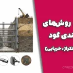 مقایسه روش‌های مهاربندی گود (نیلینگ، انکراژ، خرپایی)