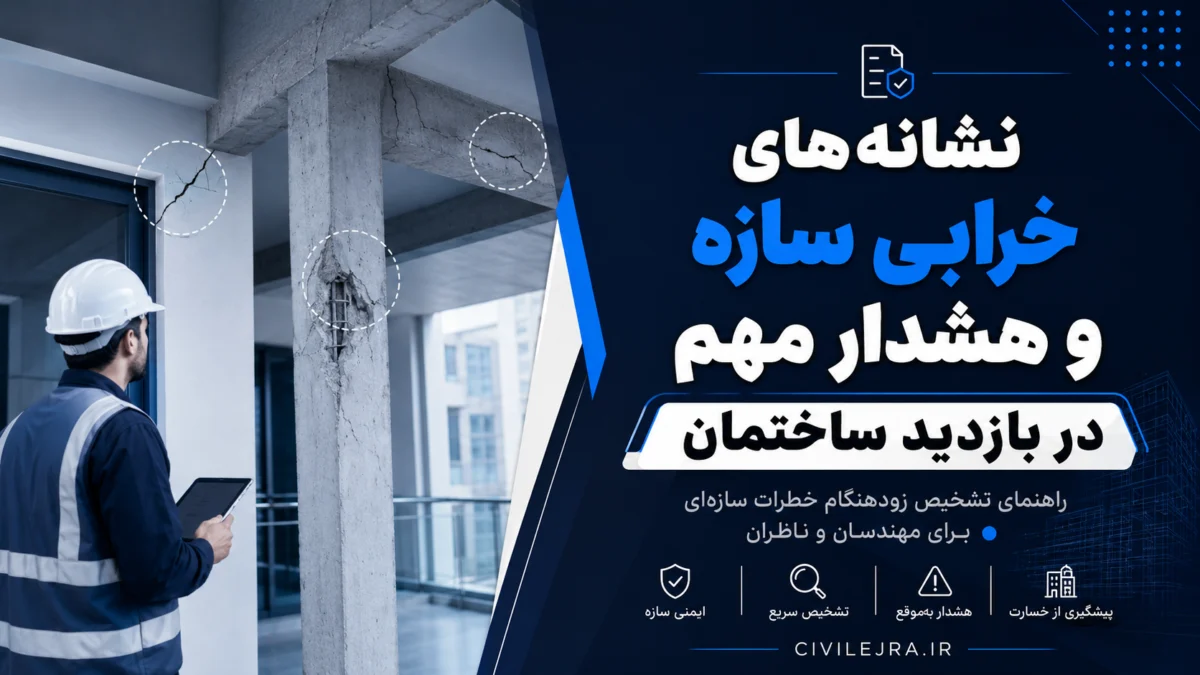 نشانه‌های خرابی سازه؛ ۹ هشدار مهم در بازدید ساختمان