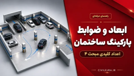 ابعاد و ضوابط پارکینگ ساختمان؛ ۹ عدد مهم مبحث ۴