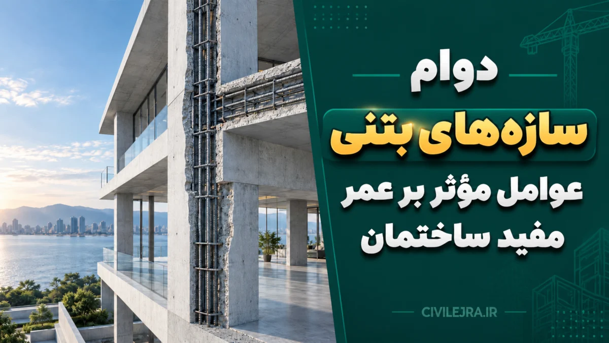 دوام سازه‌های بتنی؛ عوامل مؤثر بر عمر مفید ساختمان