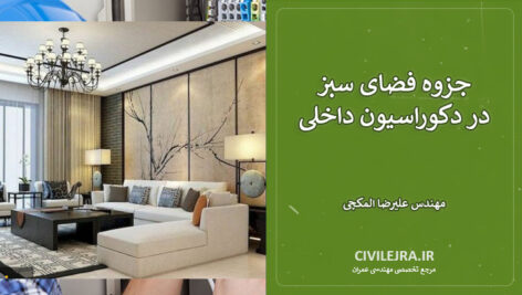 جزوه فضای سبز در دکوراسیون داخلی | طراحی طبیعت در فضاهای معماری