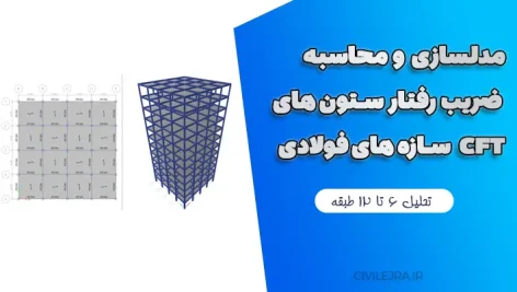 مدلسازی و محاسبه ضریب رفتار ستون های CFT