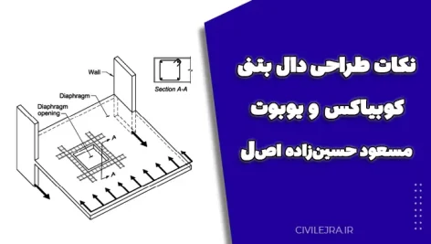 نکات طراحی دال بتنی کوبیاکس و یوبوت -مسعود حسین‌زاده اصل