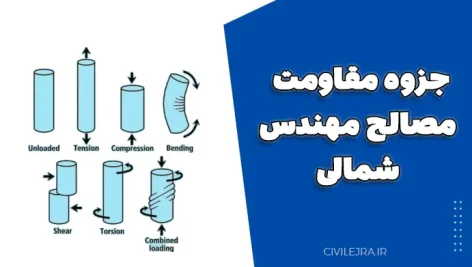 جزوه مقاومت مصالح مهندس شمالی | منبع کامل و کاربردی برای دانشجویان