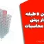 پروژه بتن ۹ طبقه با دیوار برشی و دفترچه محاسبات