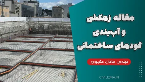 مقاله زهکشی و آب‌بندی گودهای ساختمانی – مهندس سامان مشهوری