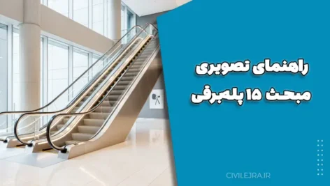 راهنمای تصویری مبحث ۱۵ پله‌برقی