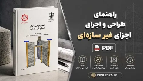 دانلود راهنمای طراحی و اجرای اجزای غیر سازه‌ای PDF | دفتر مقررات ملی ساختمان