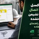 فایل اکسل طراحی اتصال با نبشی نشیمن تقویت‌نشده | همراه با راهنمای استفاده